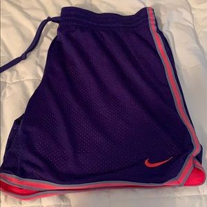 Purple Nike Basketball Shorts